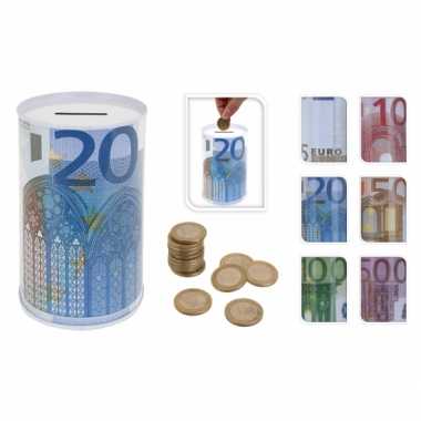500 eurobiljet spaarpot 13 cm