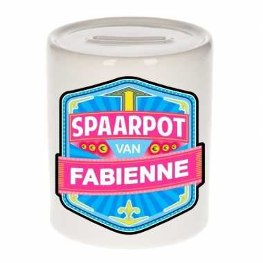 Kinder spaarpot voor fabienne