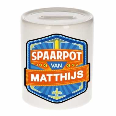 Kinder spaarpot voor matthijs