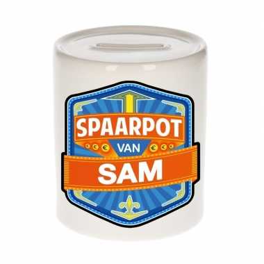 Kinder spaarpot voor sam