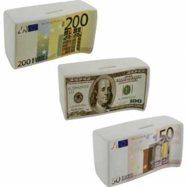Spaarpot 50 euro biljet 16.5 cm