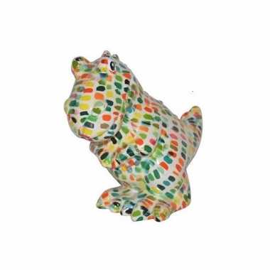 Spaarpot dinosaurus 17 cm wit
