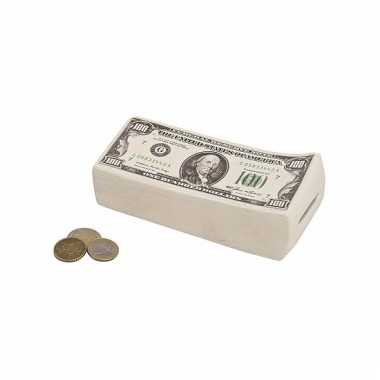 Spaarpot dollar biljetten 16 cm