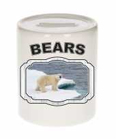 Dieren ijsbeer spaarpot bears ijsberen spaarpotten kinderen 9 cm