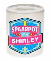 Kinder spaarpot voor shirley