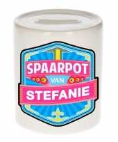 Kinder spaarpot voor stefanie