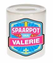 Kinder spaarpot voor valerie