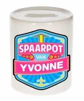 Kinder spaarpot voor yvonne