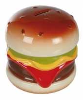 Spaarpot hamburger 14 cm